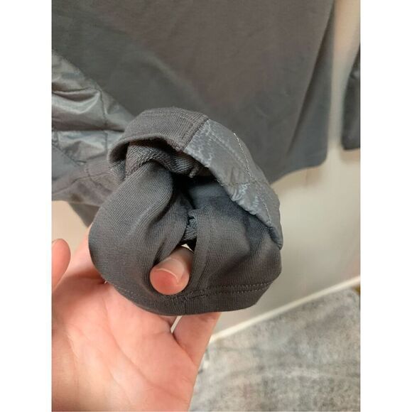 ATHLETA Quilted Half Zip Pullover Jacket Vortex Gray 138219 XXS - Picture 3 of 5